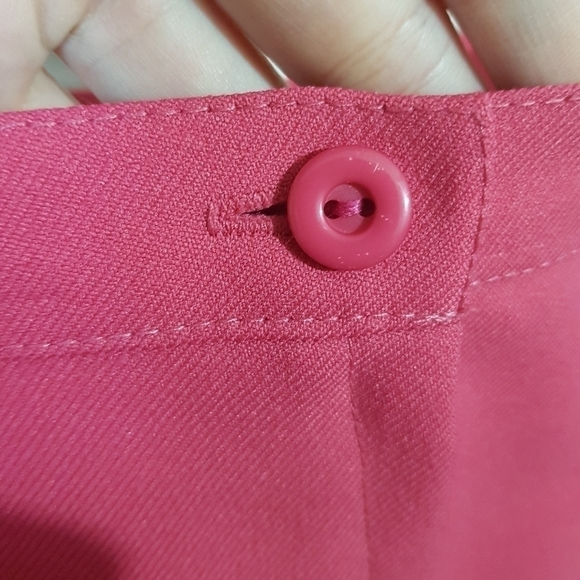 Vintage D'Allaird's Pleated Pink Midi Skirt - Picture 4 of 9